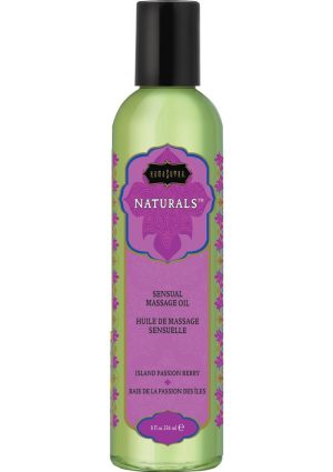 Kama Sutra Naturals Massage Oil Island Passion Berry 8oz