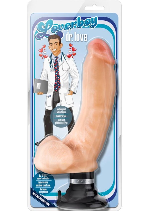 Loverboy Doctor Love Dildo with Balls 10.25in - Vanilla