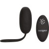 Silicone Rechargeable Egg with Remote Control - Black