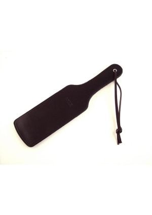 Rouge Leather Paddle with Heart - Black