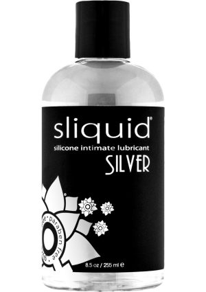 Sliquid Naturals Silver Silicone Vegan Intimate Lubricant 8.5oz