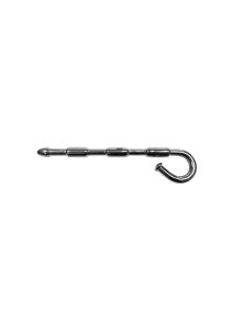 Rouge Stainless Steel Waved Urethral Probe - Silver