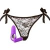 Nu Sensuelle Pleasure Panty Vibe Rechargeable Silicone Remote and Bullet - Purple