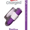 Charged Positive Rechargeable Waterproof Vibrator - Purple