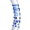Prisms Blu Dual Ended Glass Dildo - Blue