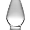 Prisms Ember Weighted Tapered Glass Anal Plug - Clear