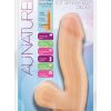 Au Naturel Sensa Feel Dildo with Suction Cup 6.5in - Vanilla