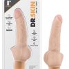 Dr. Skin Silver Collection Cock Vibe 12 Vibrating Dildo 8in - Vanilla