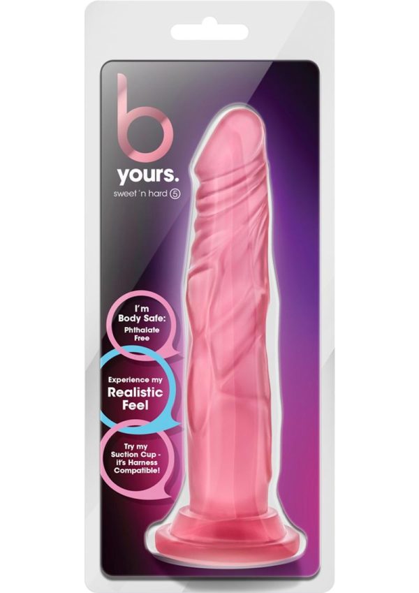 B Yours Sweet N` Hard 5 Dildo 7.5in - Pink