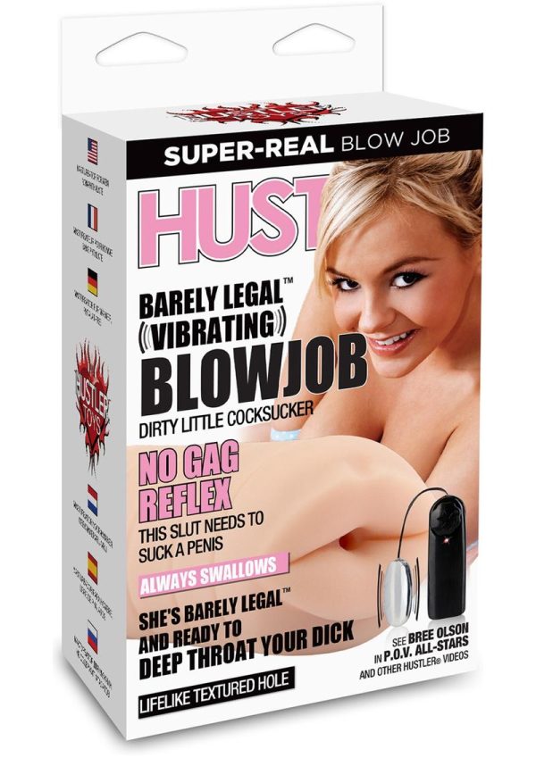 Hustler Barely Legal Vibrating Blowjob Dirty Little Cocksucker Mouth Stroker - Vanilla