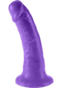 Dillio Realistic Slim Dildo 6in - Purple