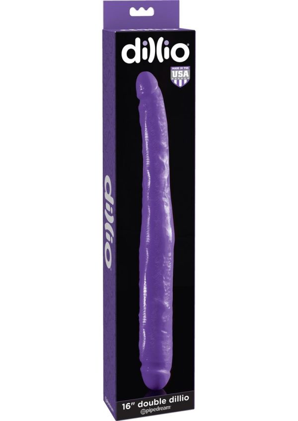 Dillio Double Dong 16in - Purple