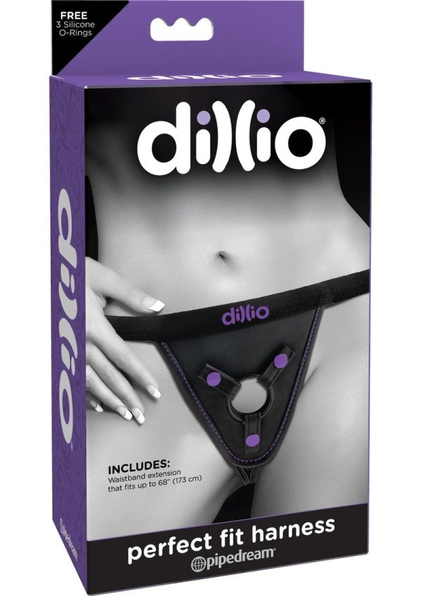 Dillio Perfect Fit Strap-On Harness - Purple