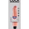 King Cock Vibrating Stiffy Dildo 7in - Vanilla
