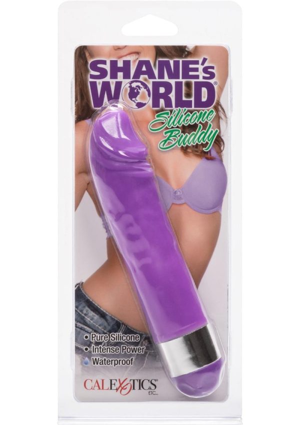 Shane`s World Silicone Buddy Waterproof 4.5in - Purple