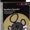 Big Man`s Spreader Silicone Cock Ring - Black