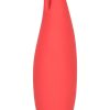 Red Hot Flare USB Rechargeable Silicone Massager Waterproof Red