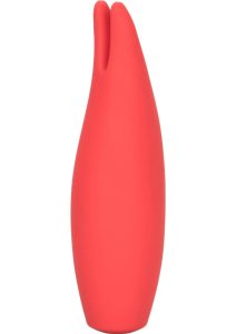 Red Hot Flare USB Rechargeable Silicone Massager Waterproof Red