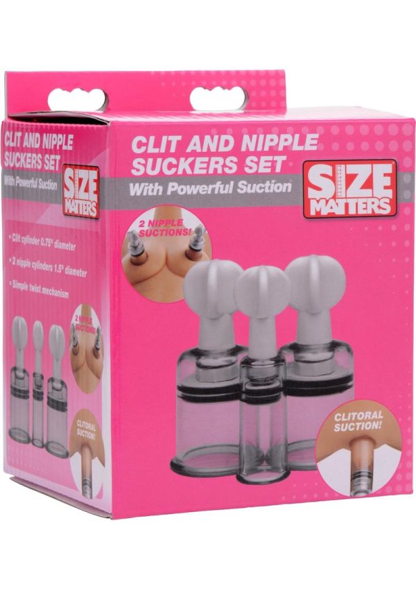 Size Matters Clit and Nipple Suckers Set