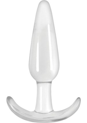 Jelly Rancher Smooth T PlugButt Plug - Clear