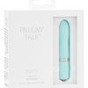Pillow Talk Flirty Rechargeable Silicone Bullet - Teal