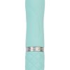 Pillow Talk Flirty Rechargeable Silicone Bullet - Teal