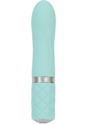 Pillow Talk Flirty Rechargeable Silicone Bullet - Teal