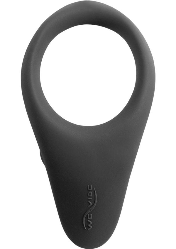 We-Vibe Verge Rechargeable Silicone Vibrating Perineum Cock Ring - Slate