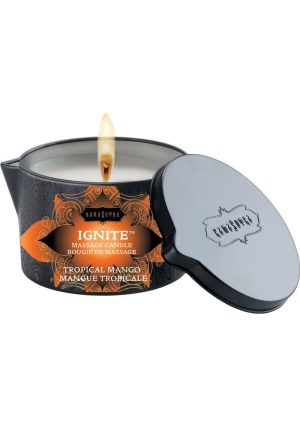 Kama Sutra Ignite Massage Candle Tropical Mango 6oz