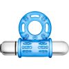 Stay Hard Vibrating Bull Ring - Blue