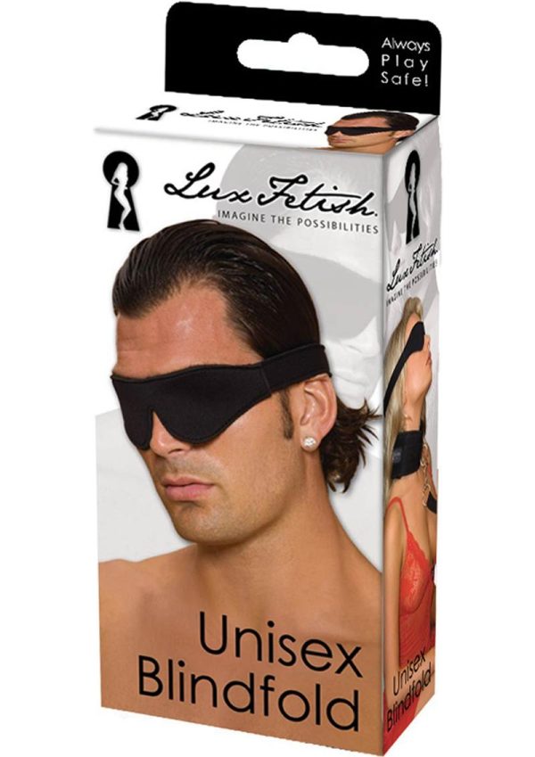 Lux Fetish Unisex Blindfold - Black