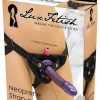 Lux Fetish Neoprene Strap-On Harness - Black