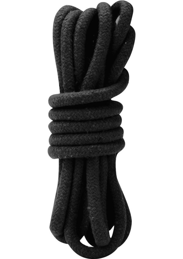 Lux Fetish Bondage Rope 10ft - Black