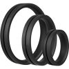 RingO Pro x3 Silicone Cock Rings Set Waterproof - Black (3 piece pack)