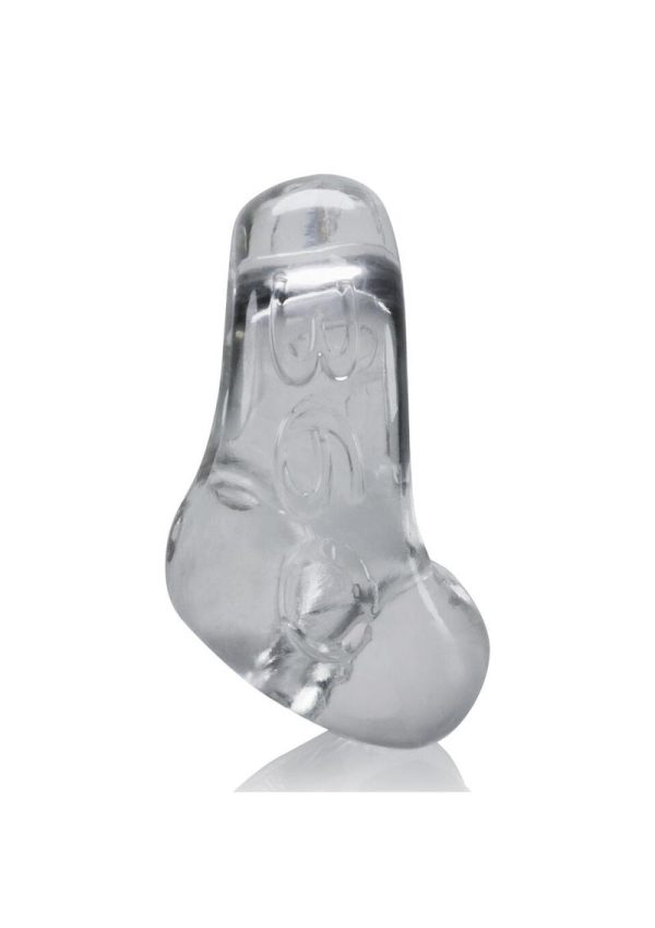 Oxballs 360 2-Way Cock Ring and Ball Sling - Clear