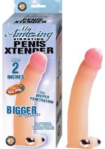 My Amazing Vibrating Penis Xtender Sleeve - Vanilla