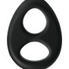 Renegade Romeo Silicone Cock and Ball Ring - Black