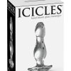 Icicles No 72 Glass Anal Plug - Clear