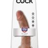 King Cock Dildo 9in - Caramel
