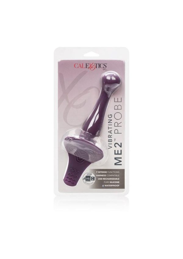 Her Royal Harness ME2 Rechargeable Silicone G-Spot Massager Probe - Purple