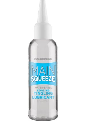 Main Squeeze Cooling Tingling Water Based Lubricant 3.4oz