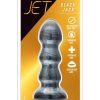 Jet Black Jack Butt Plug - Carbon Metallic Black