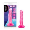 Naturally Yours Mini Dildo 5.75in - Pink