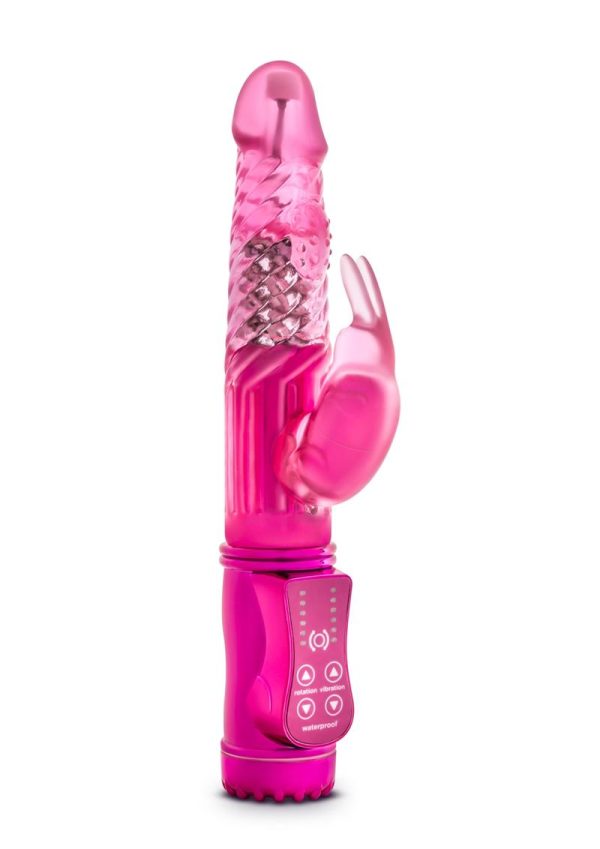 Sexy Things Romping Beaded Rabbit Vibrator - Fuchsia