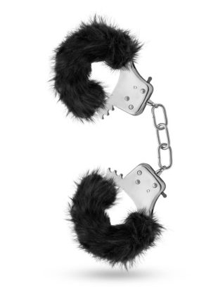 Temptasia Plush Fur Cuffs - Black