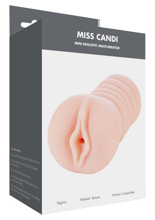 ME YOU US Miss Candi Mini Realistic Masturbator - Pussy - Vanilla