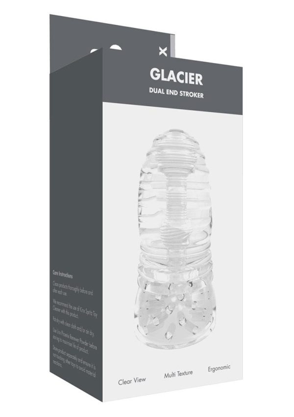 ME YOU US Glacier Dual End Stroker Masturbator - Clear