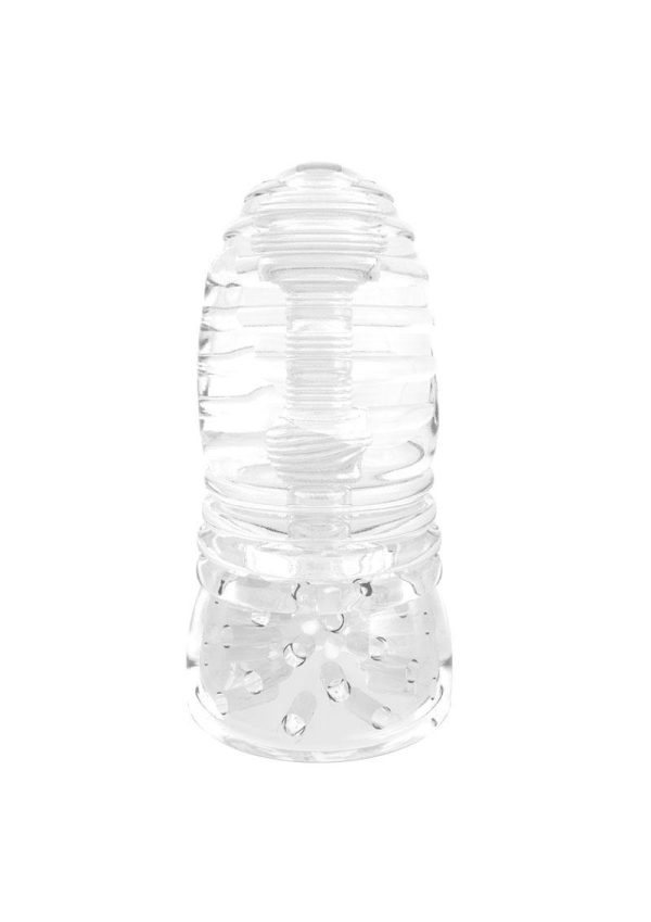 ME YOU US Glacier Dual End Stroker Masturbator - Clear