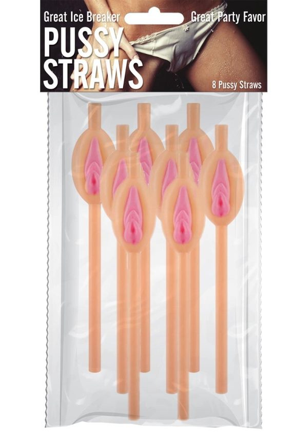 Pussy Straws Flesh 8 Pieces Per Pack