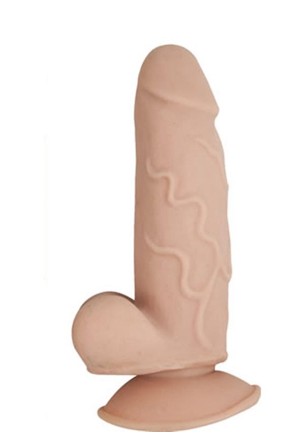 Realcocks Dual Layered #1 Bendable Dildo 5.5in - Vanilla